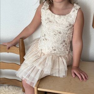 ZUNIE tutu mesh embellished dress whimsical ballerina playful dress